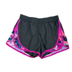 Tek-Gear Gray Running Shorts w/ Pink Detailing